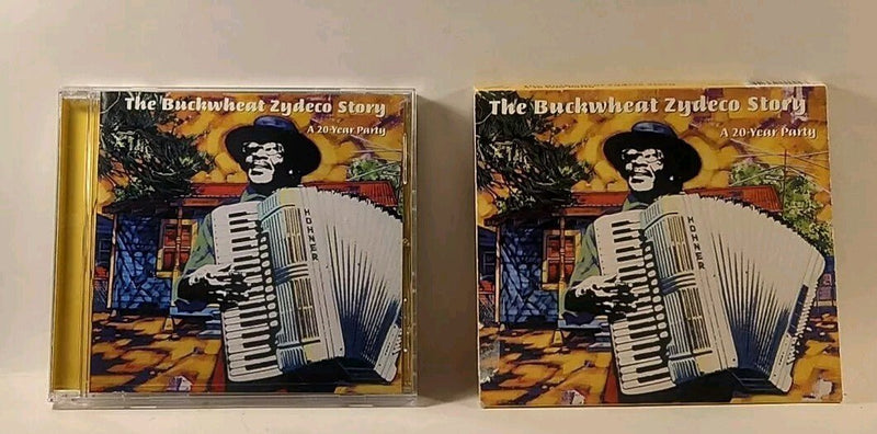 Buckwheat Zydeco Story: A 20 Year Party (CD, 1999, USA) W/slipcover w1s3 3389 - Darktower Media