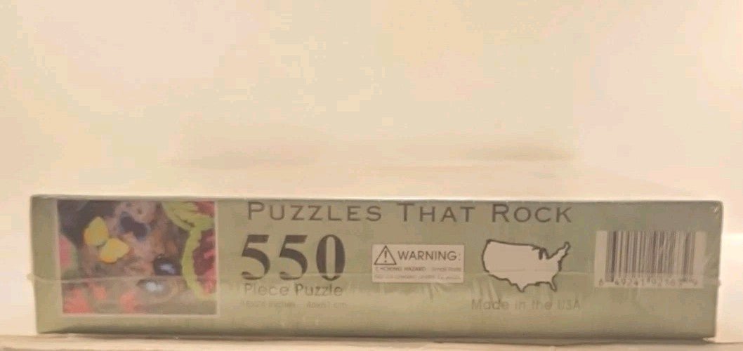 Butterflies Rock - Puddingstone Perch - 550 Pc - Puzzles That Rock NIB w1s3 2448 - Darktower Media
