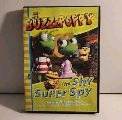 Buzz & Poppy The Shy Super Spy (DVD, 2003) Christian Integrity Pub USA