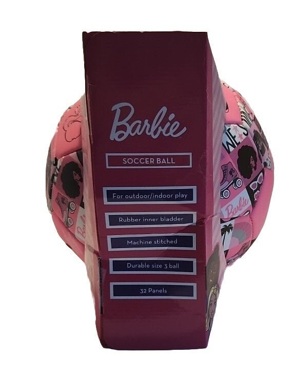 Capelli Sport Barbie Logo Pink Soccer Ball - Official Size 3 NIB - Darktower Media