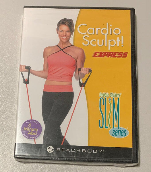 Cardio Sculpt Express Debbie Siebers Slim Series NEW DVD Beachbody 35 Mins - Darktower Media