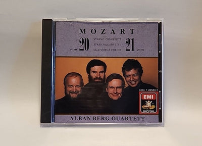 CD Mozart String Quartets 20 & 21 Alban Berg Quartet (1990 EMI UK)