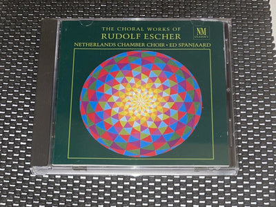 CD Rudolph Escher, Netherlands Chamber Choir Choral Works of Near Mint Import