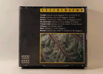 Celibidache Vivaldi Haydn Mozart Etc. 3 CD Box Set w/insert, Italy 1990 r1s3 436