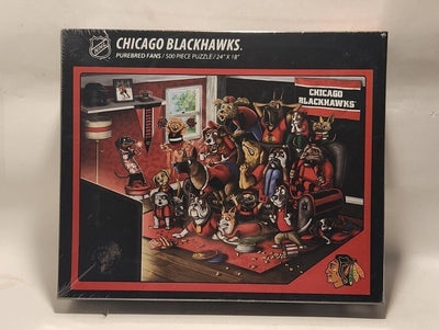CHICAGO BLACKHAWKS: Official NHL 500 Piece Puzzle- 24 By 18 Inches