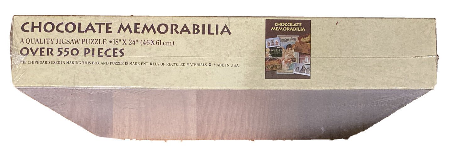 Chocolate Memorabilia A Quality Jigsaw Puzzle 18” X 24” Over 550 Pieces. - Darktower Media