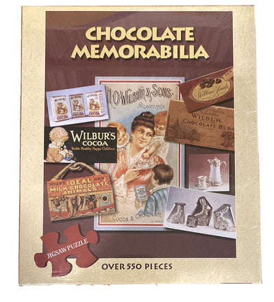 Chocolate Memorabilia A Quality Jigsaw Puzzle 18” X 24” Over 550 Pieces.