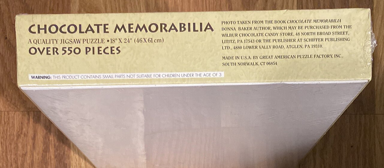 Chocolate Memorabilia A Quality Jigsaw Puzzle 18” X 24” Over 550 Pieces. - Darktower Media