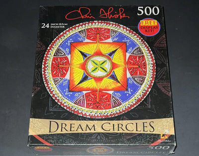 Chris Flisher 500 Pc Dream Circles "Bandala" Deluxe Puzzle With Display Kit