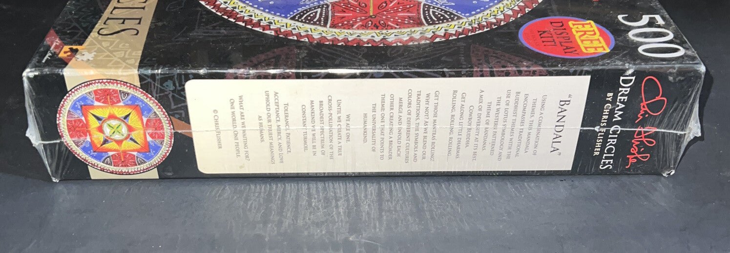 Chris Flisher 500 Pc Dream Circles "Bandala" Deluxe Puzzle With Display Kit - Darktower Media