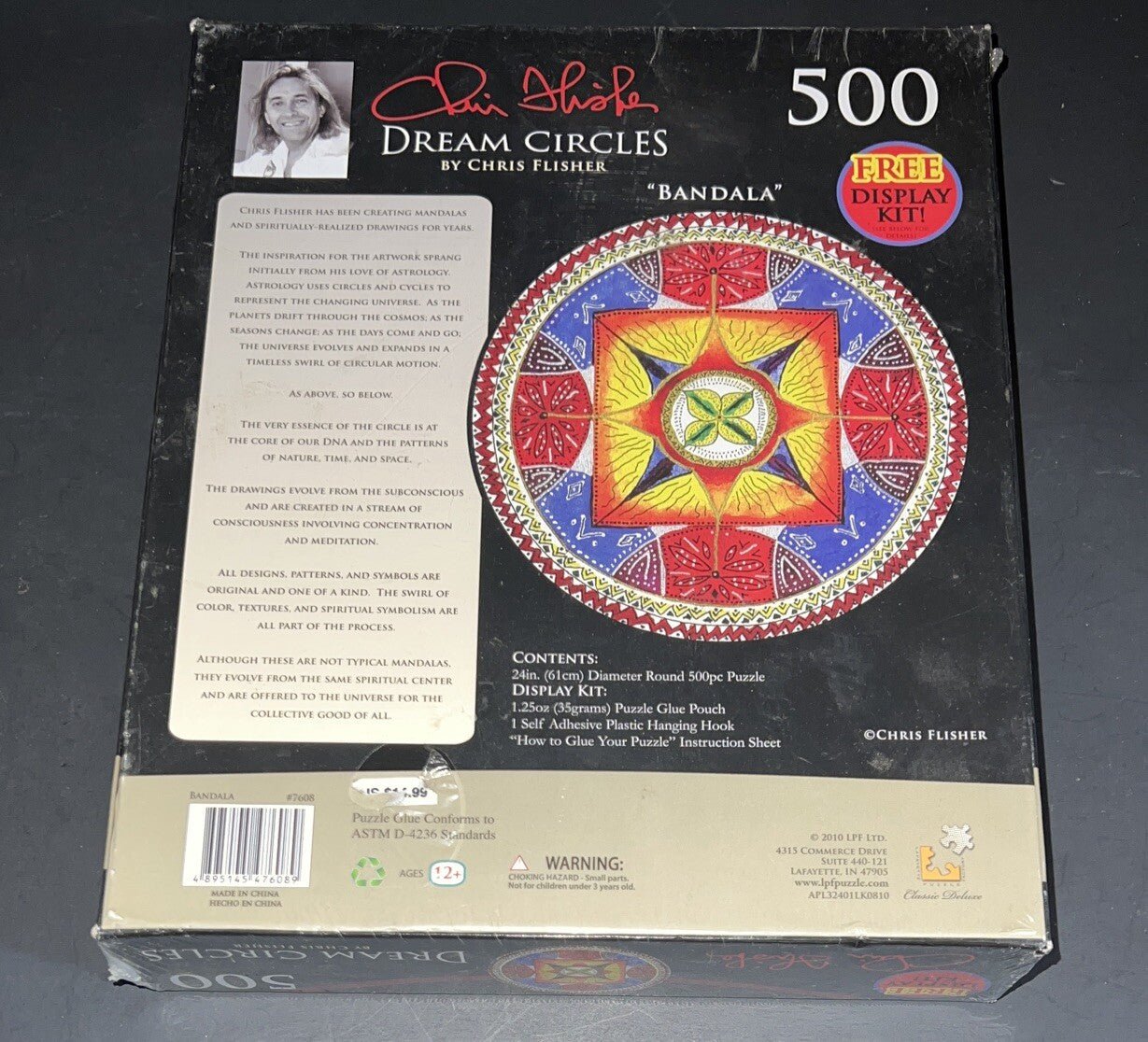 Chris Flisher 500 Pc Dream Circles "Bandala" Deluxe Puzzle With Display Kit - Darktower Media