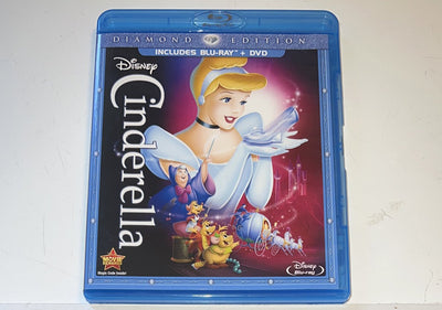 Cinderella Blu-ray DVD 2-Disc Set Diamond Edition USA Near Mint