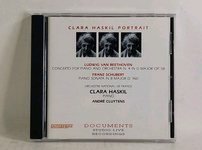 Clara Haskil Portrait - Beethoven Concerto N 4 Schubert Piano (CD Italy) w 3898