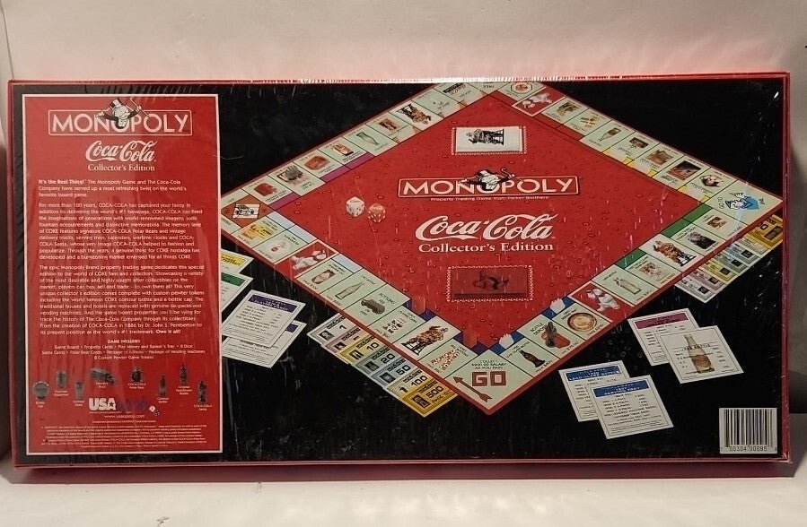 Coca Cola Monopoly Game Collector's Edition 1999 New Sealed - Darktower Media