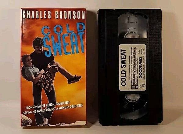 Cold Sweat (VHS, 1993) Charles Bronson, Jill Ireland Goodtimes Video USA NM - Darktower Media