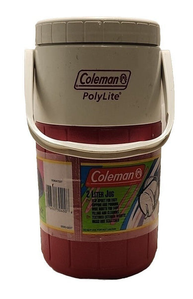 Coleman - Coca Cola Coke PolyLite 2 Liter Jug with Handle & Spout Red & White - Darktower Media