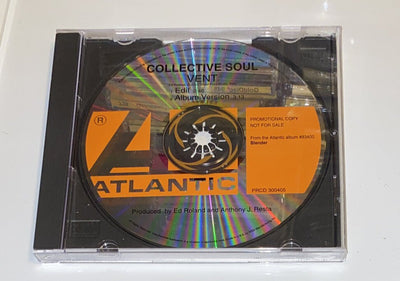COLLECTIVE SOUL Vent RARE EDIT PROMO DJ CD Single 2000 Unplayed