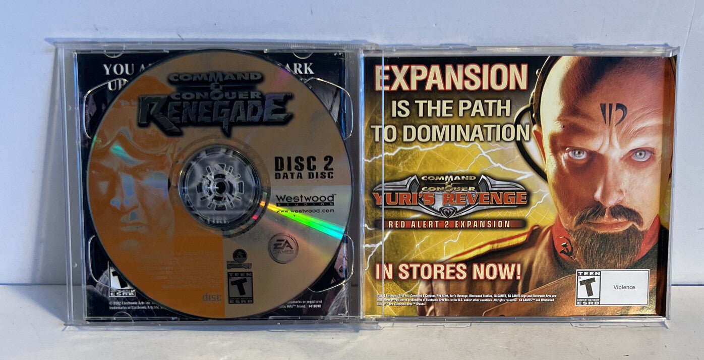 Command & Conquer Renegade PC CD - ROM Game 2002 EA 2 Discs with key - Darktower Media