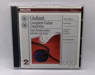 Complete Guitar Concertos by Giuliani / Romero / Marriner (CD, 1996) Philips USA