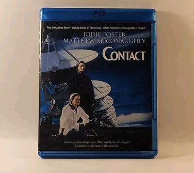 Contact (Blu-ray, 1997) Jodie Foster, Matthew McConaughey Warner USA r1s3 341