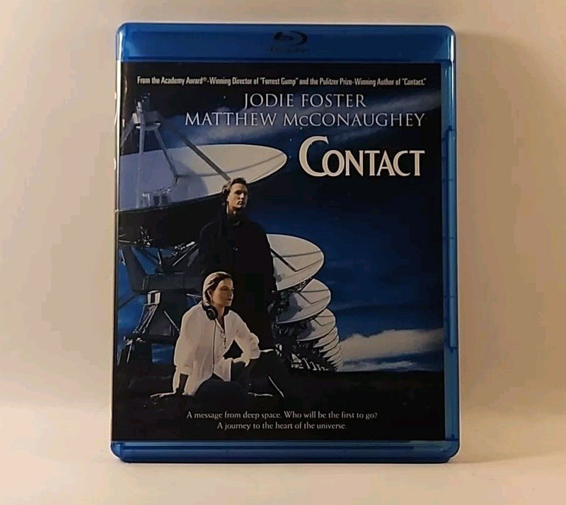 Contact (Blu - ray, 1997) Jodie Foster, Matthew McConaughey Warner USA r1s3 341 - Darktower Media