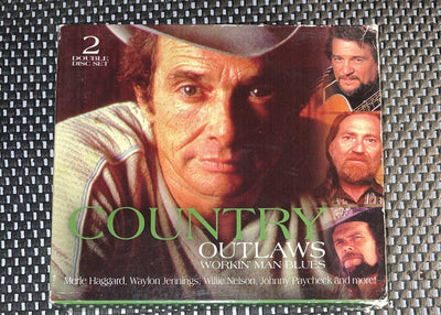 Country Outlaws Workin’ Man Blues Merle Haggard Waylon Jennings Willie USA 2 Cd