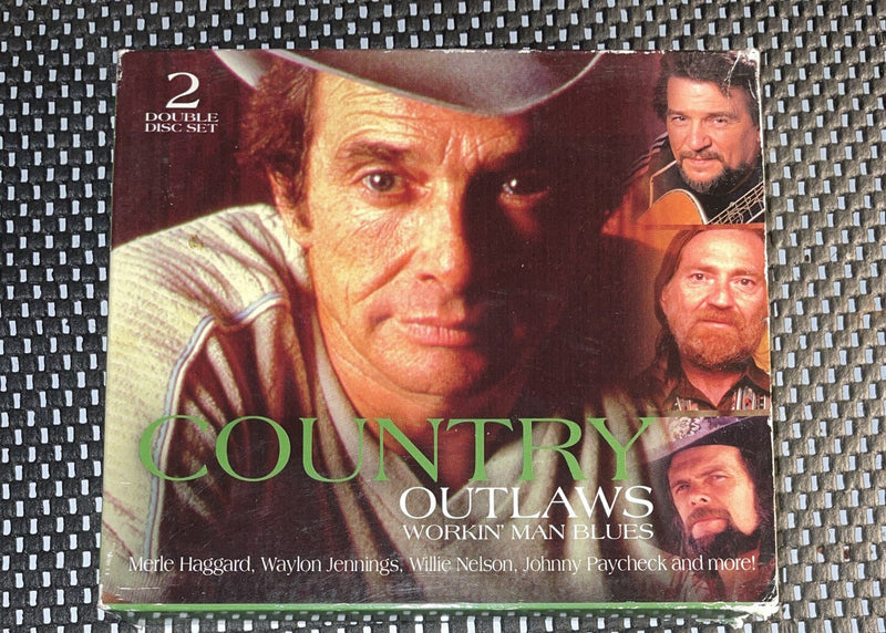 Country Outlaws Workin’ Man Blues Merle Haggard Waylon Jennings Willie USA 2 Cd - Darktower Media