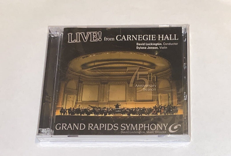 DAVID LOCKINGTON - Grand Rapids Symphony Live from Carnegie Hall - CD - Darktower Media