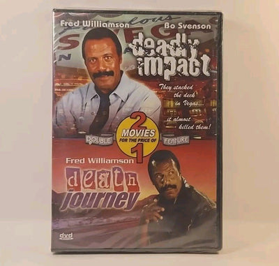 Deadly Impact 1984 Death Journey 1976 DVD New Fred Williamson Action Classics