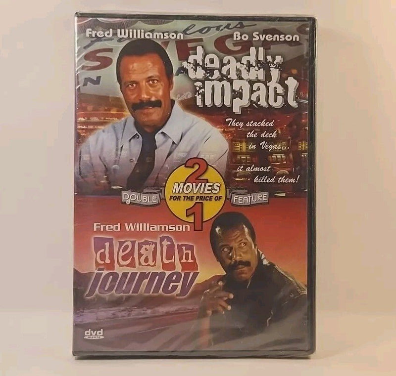 Deadly Impact 1984 Death Journey 1976 DVD New Fred Williamson Action Classics - Darktower Media