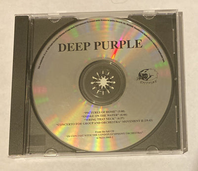 Deep Purple Rare 1999 PROMO SAMPLER 4 song RADIO DJ CD London Symphony Orchestra