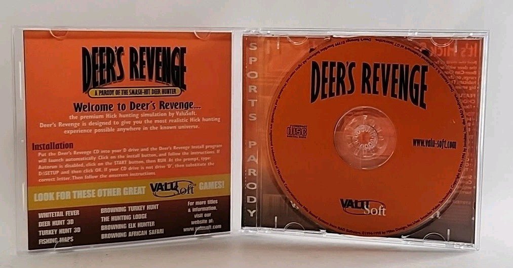 Deer's Revenge PC CD - ROM for Win 95/98 1999 Snarfblat 4874 - Darktower Media