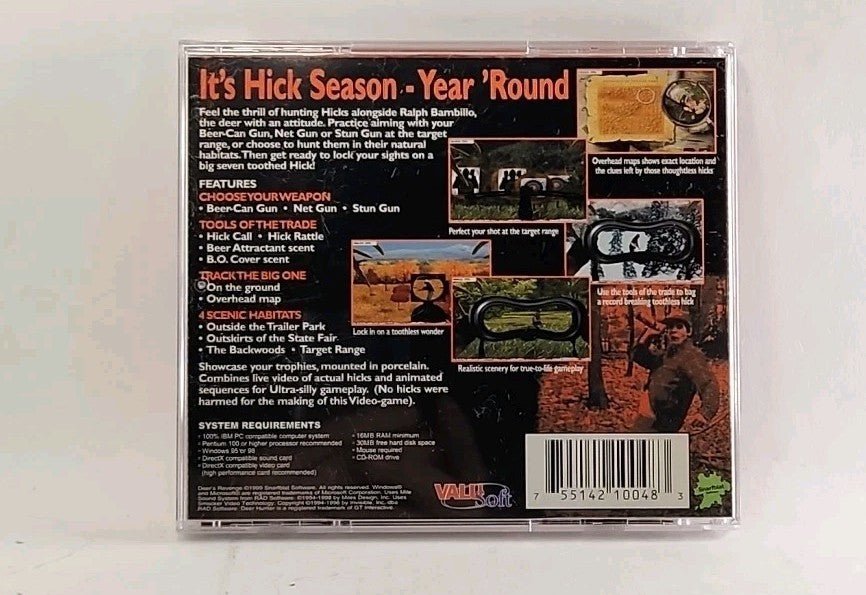 Deer's Revenge PC CD - ROM for Win 95/98 1999 Snarfblat 4874 - Darktower Media