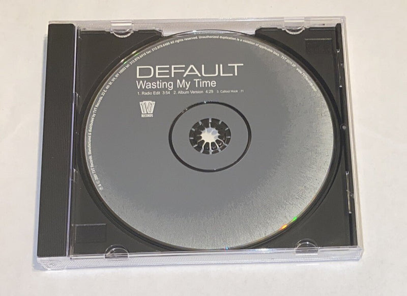 DEFAULT Wasting My Time w/ RARE EDIT PROMO Radio DJ CD Single 2001 USA MINT - Darktower Media