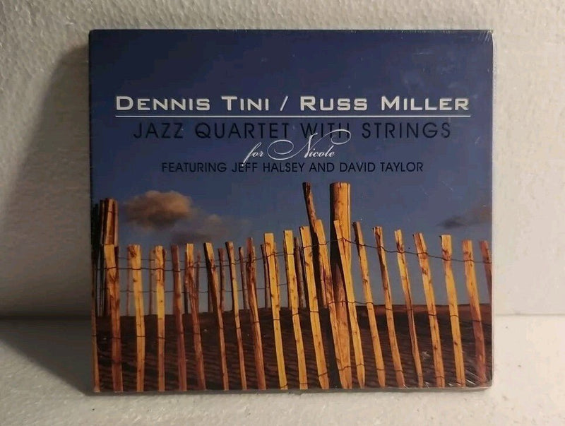 DENNIS TINI/RUSS MILLER Jazz Quartet w/ Strings - For Nicole (CD 2013) USA - Darktower Media