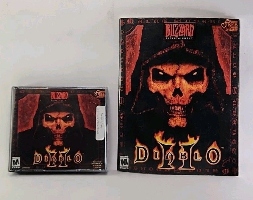 Diablo II - PC with 3 CD - ROM Discs, Fatbox with code, artwork and manual EUC 4756 - Darktower Media
