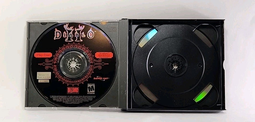 Diablo II - PC with 3 CD - ROM Discs, Fatbox with code, artwork and manual EUC 4756 - Darktower Media