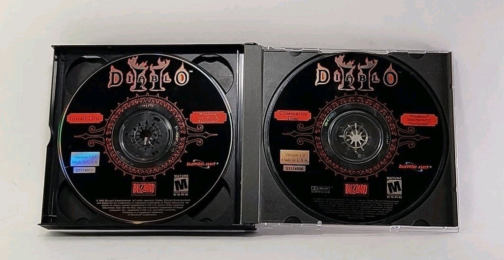 Diablo II - PC with 3 CD - ROM Discs, Fatbox with code, artwork and manual EUC 4756 - Darktower Media