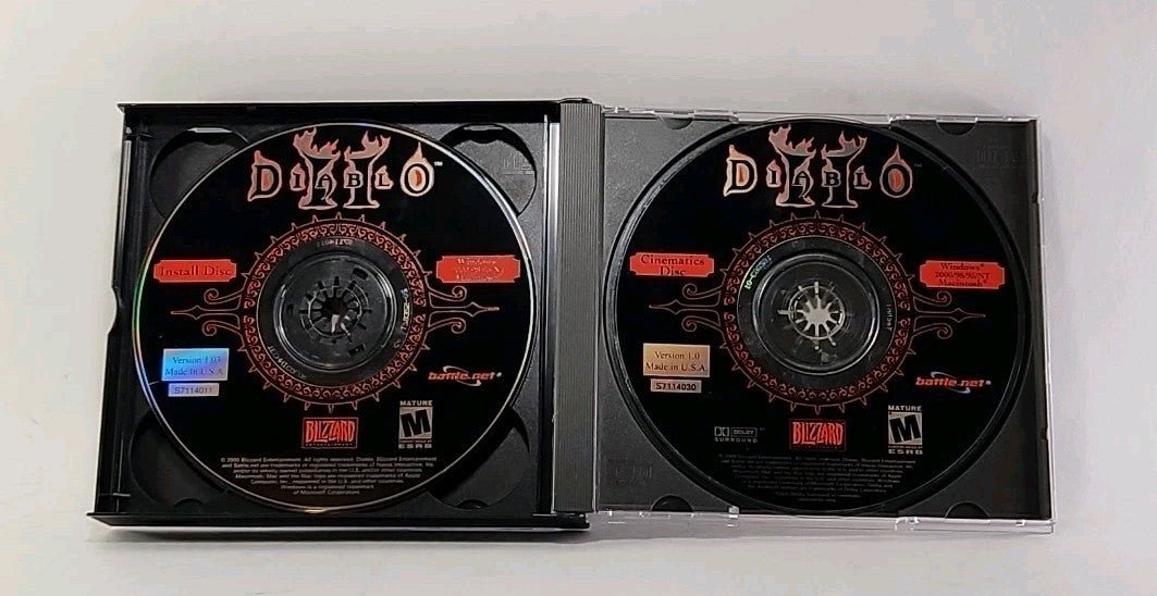 Diablo II - PC with 3 CD - ROM Discs, Fatbox with code, artwork and manual EUC 4756 - Darktower Media