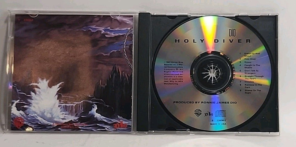 DIO Holy Diver CD 1983 Ronnie James Dio Warner 9 23836 - 2 USA 5180 - Darktower Media