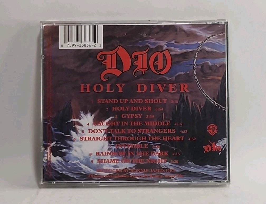 DIO Holy Diver CD 1983 Ronnie James Dio Warner 9 23836 - 2 USA 5180 - Darktower Media