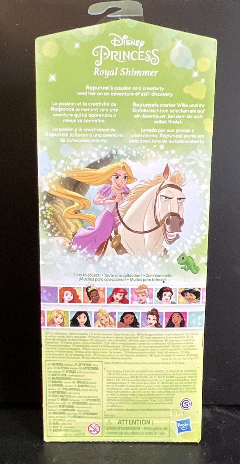 Disney Princess Rapunzel Royal Shimmer Fashion Doll Hasbro Toys Girls NEW - Darktower Media