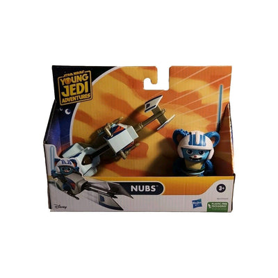 Disney Star Wars Young Jedi Adventures Nubs & Speeder Bike Vehicle Set  Hasbro