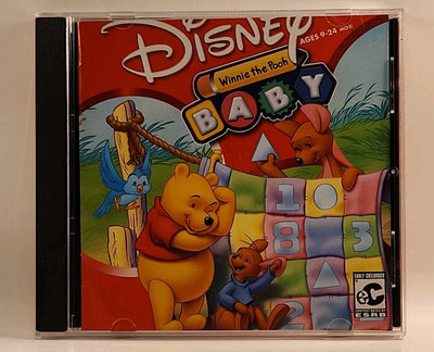 Disney Winnie the Pooh Games for Baby, Ages 9-24 Mos. PC CD-ROM 2001 w1s3 2577