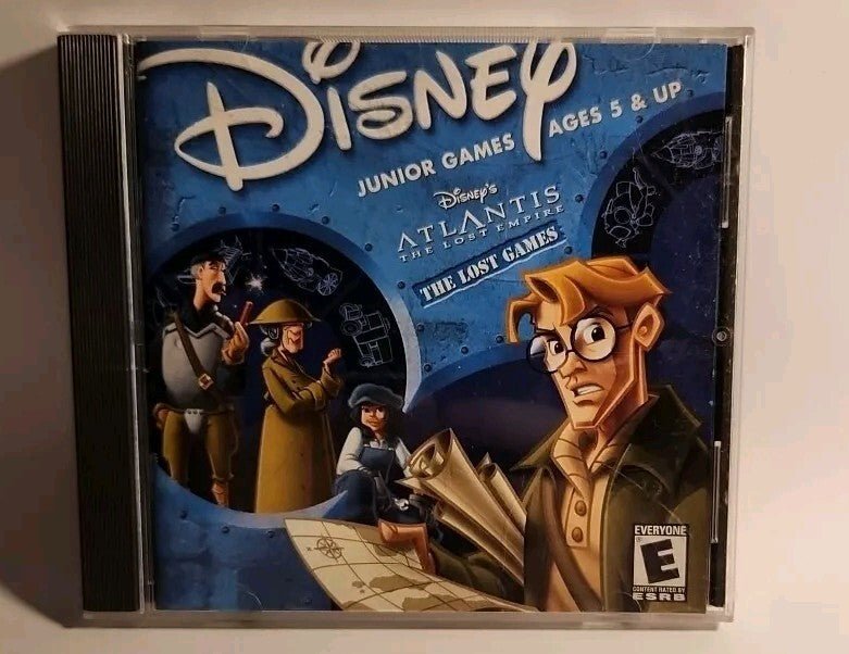 Disney's Atlantis: The Lost Games (PC Windows/Mac CD - ROM, 2001) NM USA - Darktower Media