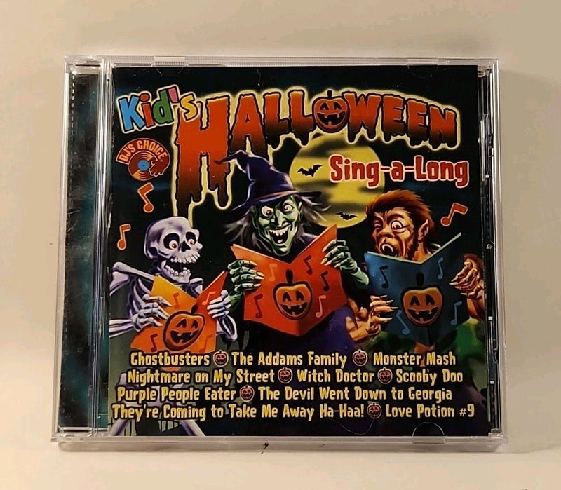 DJs CHOICE - Kid's Halloween Sing - a - Long (CD 2000 USA) w1 3846 - Darktower Media