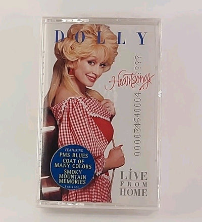 DOLLY PARTON:  Heart Songs, Live From Home Cassette Tape 1994 Sony USA c 002