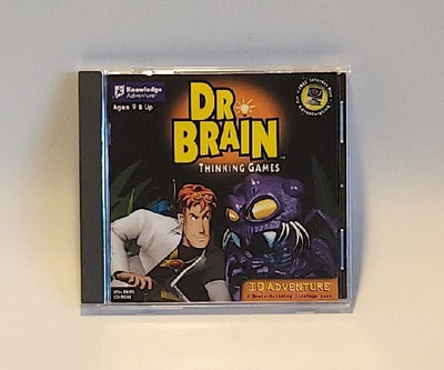 Dr. Brain Thinking Games IQ Adventure PC Video Game (CD-ROM, 1998) Win 95/98