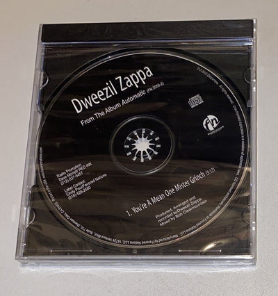 DWEEZIL ZAPPA ~You're A Mean One Mr Grinch PROMO CD SINGLE (Dr. Suess) w1s3 3394