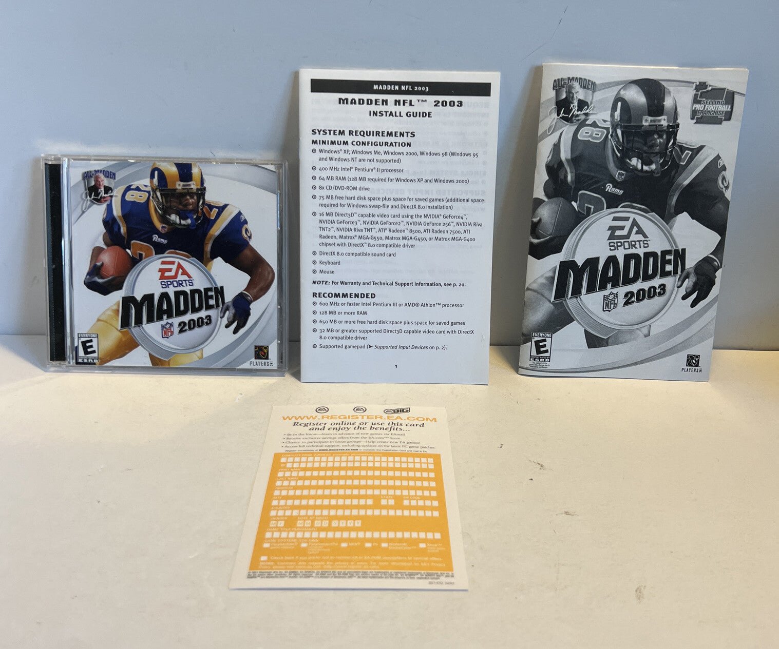 EA Sports Madden 2003 PC CD - ROM Complete Small Box Version EUC - Darktower Media